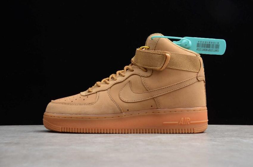 Women's Nike Air Force 1 High 07 Flax Outdoor Green 882096-200 Running Shoes