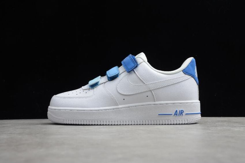 Men\'s Nike Air Force 1 07 FTWWHT Blue 898866-008 Running Shoes