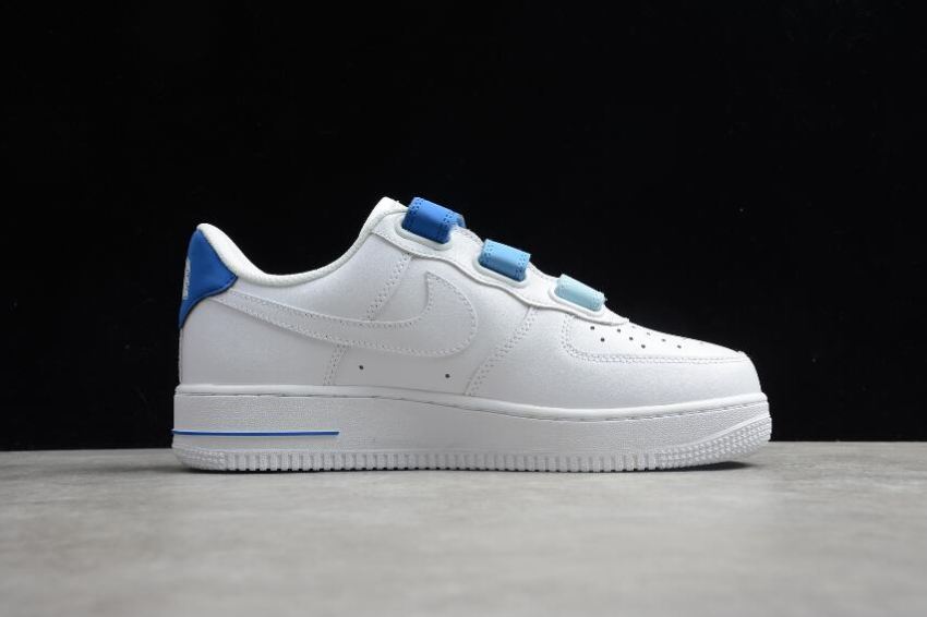 Men's Nike Air Force 1 07 FTWWHT Blue 898866-008 Running Shoes