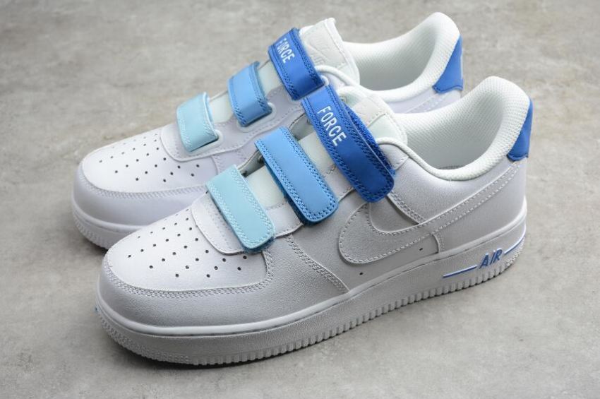 Men's Nike Air Force 1 07 FTWWHT Blue 898866-008 Running Shoes
