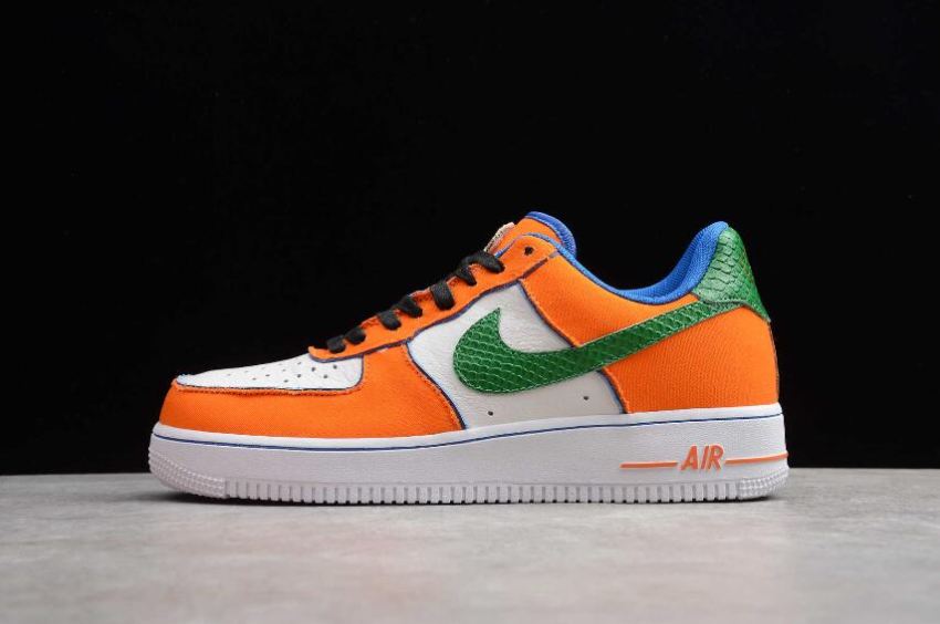 Women's Nike Air Force 1 AC Orange White Green Royal AA6898-001 Running Shoes