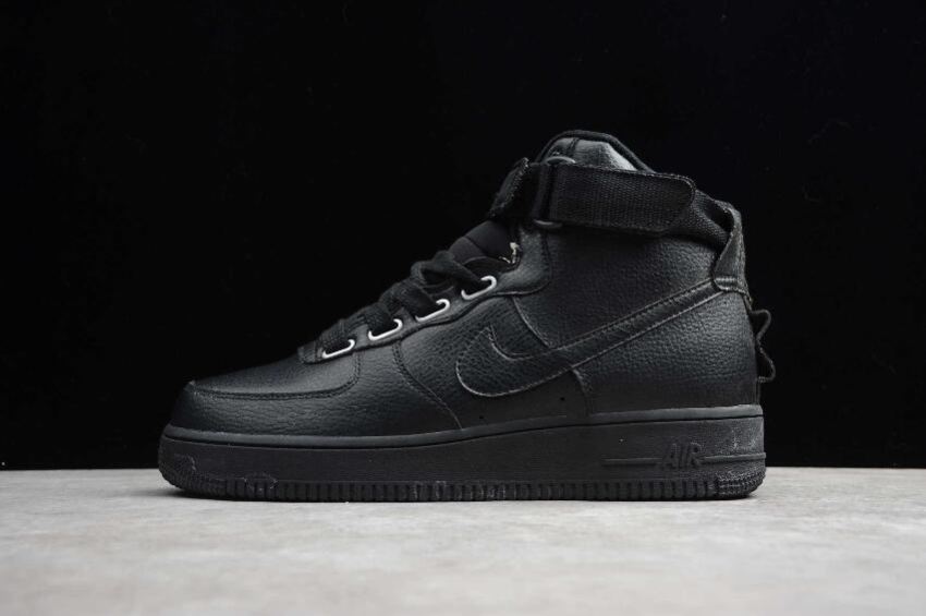 Women's Nike Air Force 1 High UT Triple Black AJ7311-001 Running Shoes