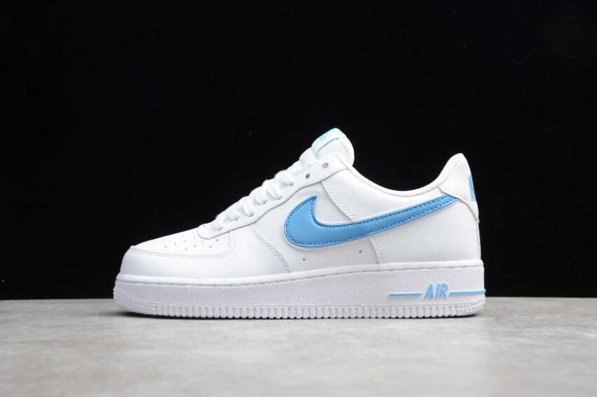 Men's Nike Air Force 1 07 White University Blue AO2423-100 Running Shoes