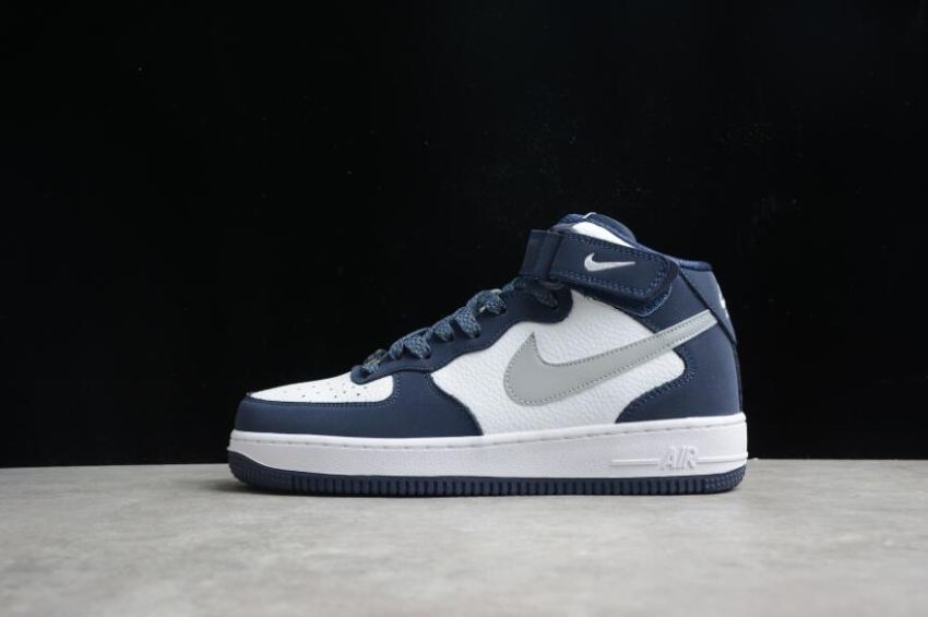 Men's Nike Air Force 1 07 Mid AQ2263-115 Black White Grey Running Shoes