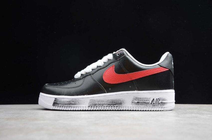 Women's Nike Air Force 1 07 x Para-Noise Black Red AQ3692-002 Running Shoes
