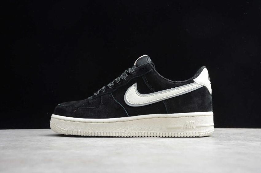 Women's Nike Air Force 1 07 3M Black White AQ8741-001 Running Shoes