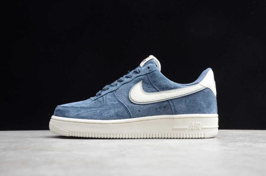 Women's Nike Air Force 1 07 Dark Blue White AQ8741-401 Running Shoes