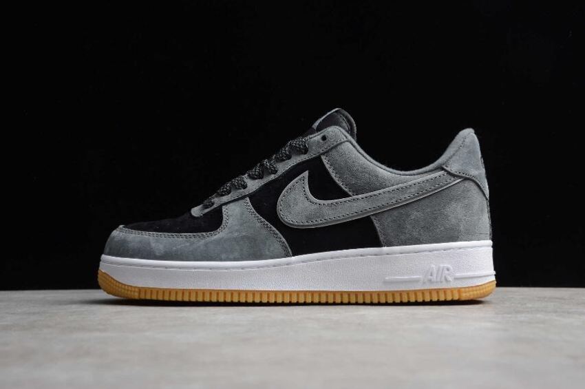 Men's Nike Air Force 1 07 Gray Black Gray AQ8741-901 Running Shoes
