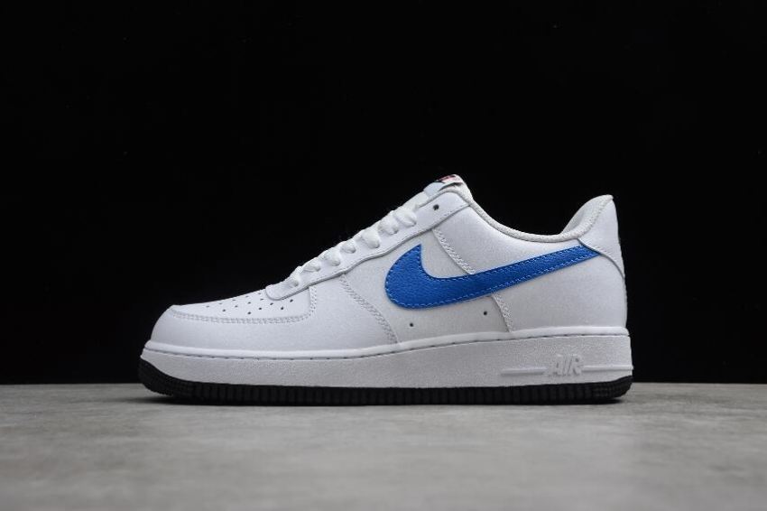 Men's Nike Air Force 1 07 White Royal Blue BQ2241-844 Running Shoes
