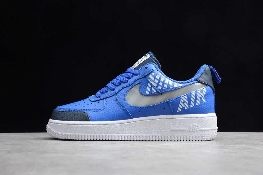 Men's Nike Air Force 1 07 Blue White Black BQ4421-400 Running Shoes