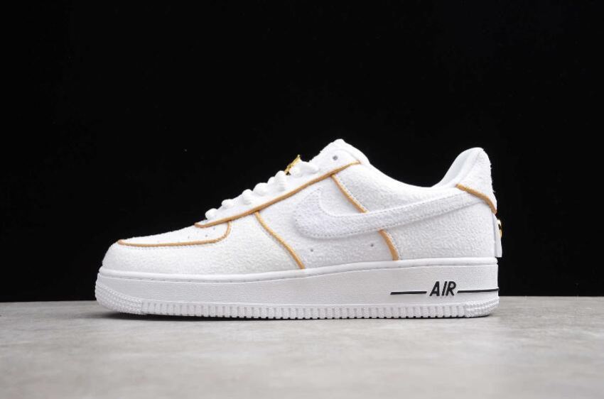 Men's Nike Air Force 1 Low White Yellow CD9427-992 Running Shoes