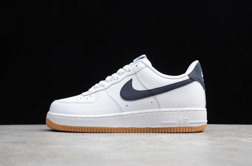 Men's Nike Air Force 1 07 White Black Brown CI00547-100 Running Shoes