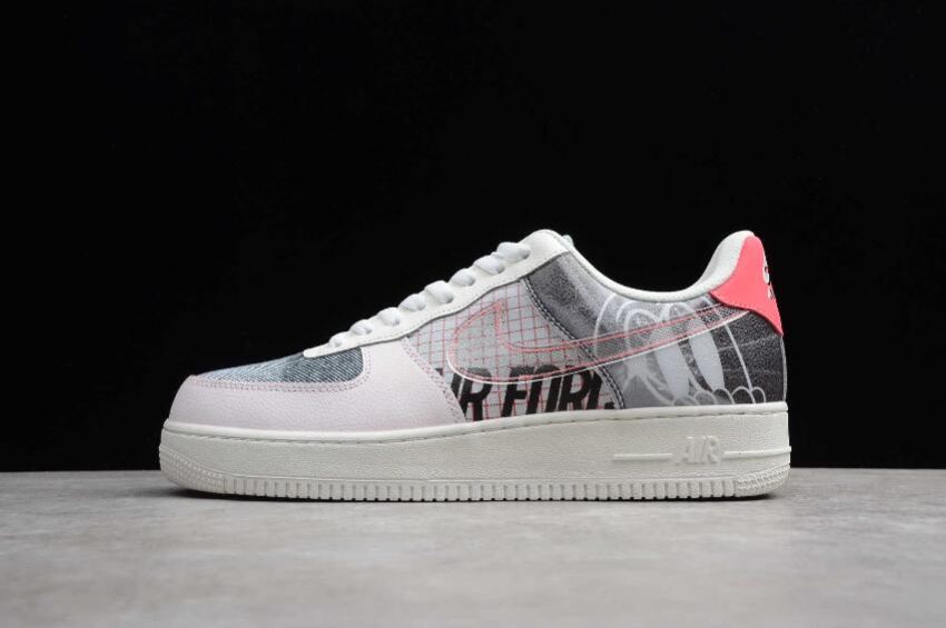 Women's Nike Air Force 1 07 PRM 2 Light Soft Pink White Sail CI0066-600 Running Shoes