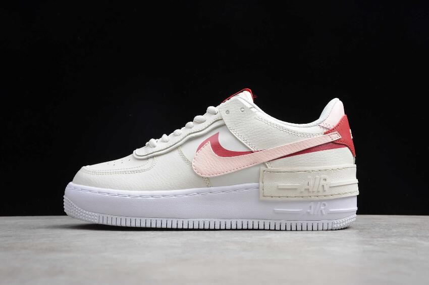 Women's Nike Air Force 1 Shadow Phantom Echo Pink Gym Red CI0919-003 Running Shoes