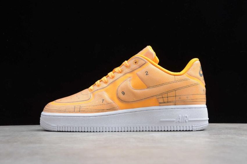 Women's Nike Air Force 1 07 LX Laser Orange CI3445-800 Running Shoes