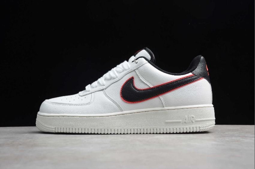 Women's Nike Air Force 1 Mid 07 HH White Black Red CJ6105-101 Running Shoes