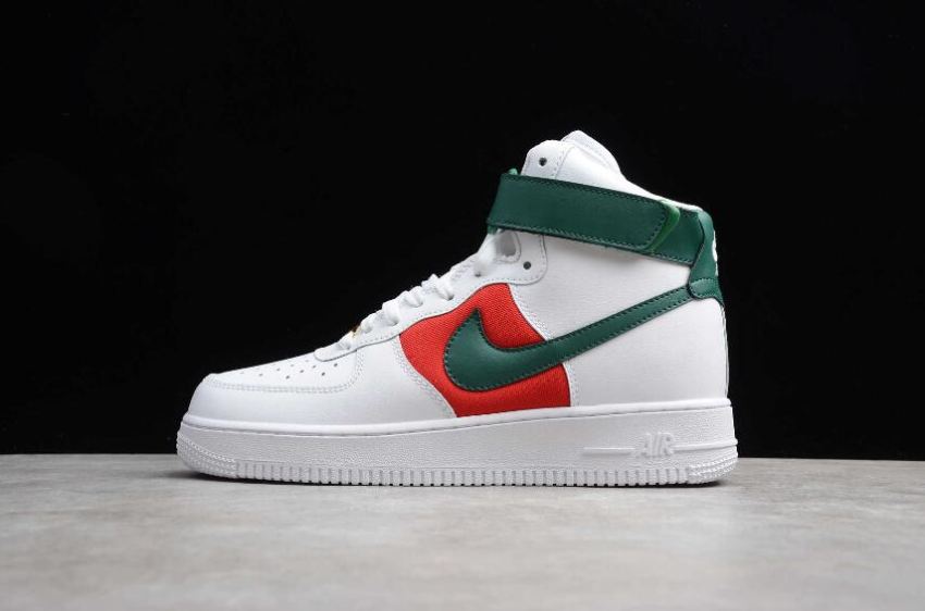 Women's Nike Air Force 1 High 07 WB White Green Red CK4580-100 Running Shoes