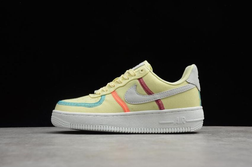 Women's Nike WMNS Air Force 1 07 Life Lime White Yellow CK6527-700 Running Shoes