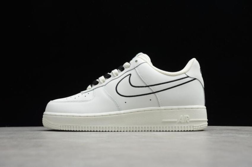 Women's Nike Air Force 1 07 Off White Black CL6326-158 Running Shoes
