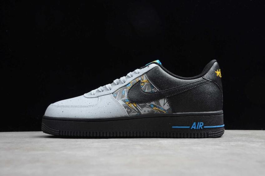 Women's Nike Air Force 1 KSA GS Black Wolf Grey CQ4217-001 Running Shoes