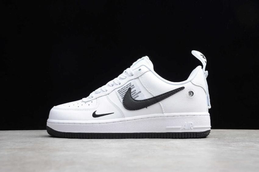 Men's Nike Air Force 1 White Black White CQ4611-100 Running Shoes