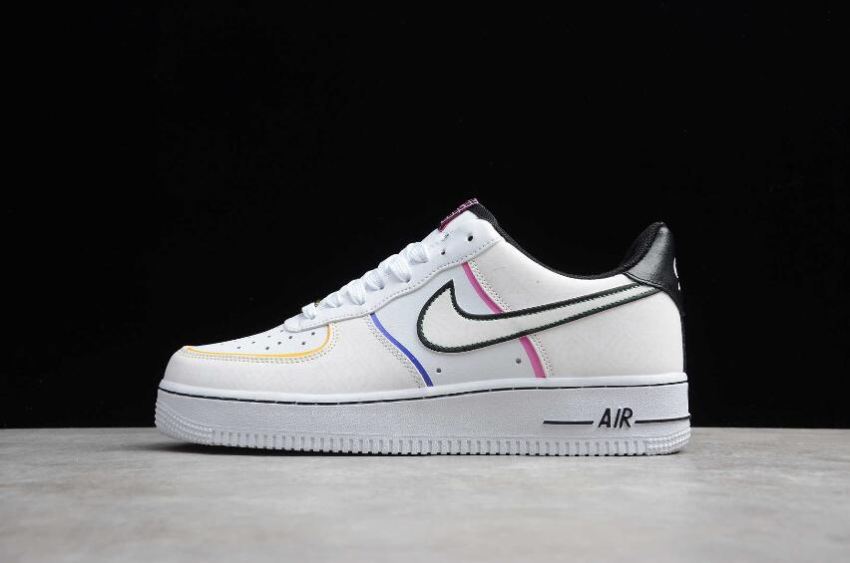 Men's Nike Air Force 1 07 PRM White Black CT1138-100 Running Shoes