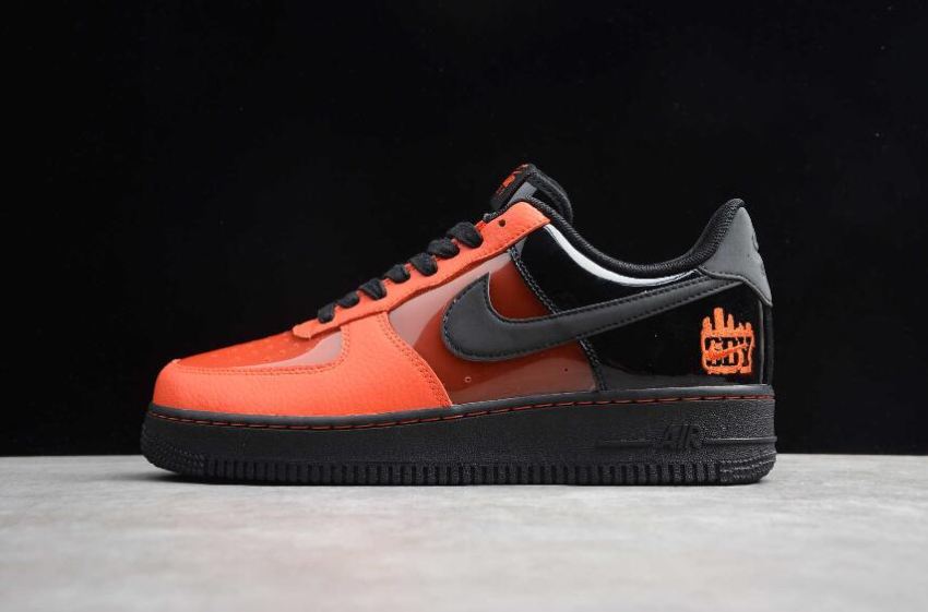 Men's Nike Air Force 1 07 PRM 2 Black Team Cranige CT1251-006 Running Shoes