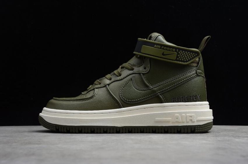 Men's Nike Air Force 1 High 07 Gore-Tex Boot Medium Olive Army Green CT2815-201 Running Shoes