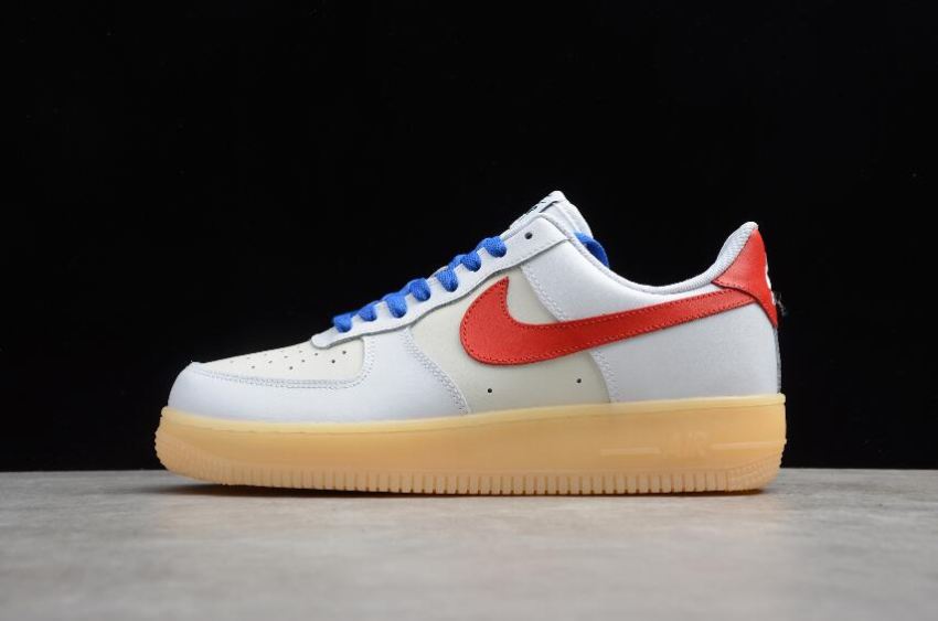 Men's Nike Air Force 1 Low By Customer White Red Blue CT7875-994 Running Shoes
