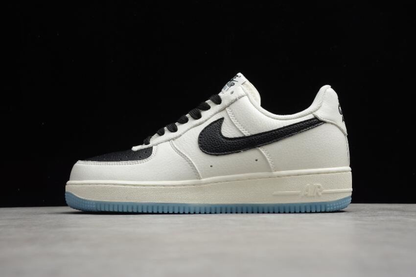 Men's Nike Air Force 1 07 Beige Black CU6603-113 Running Shoes