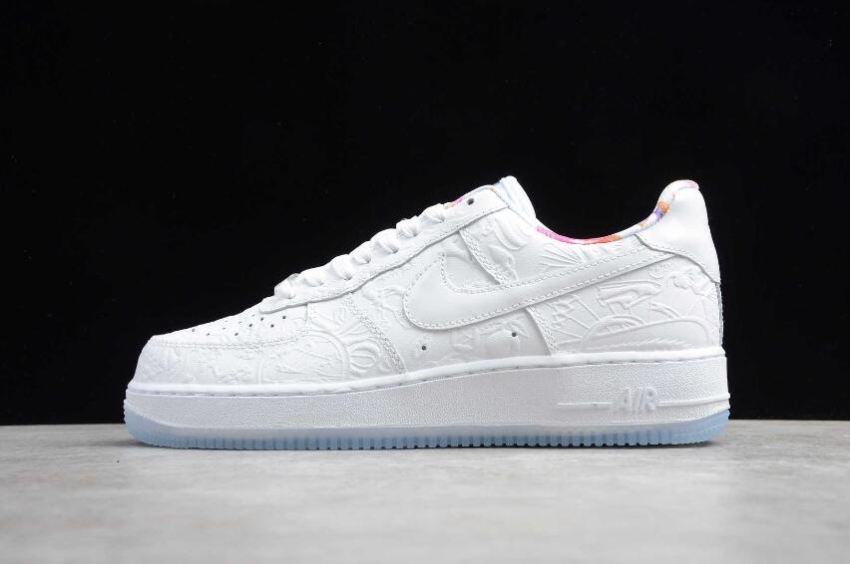 Men's Nike Air Force 1 07 PRM White Metallic Gold CU8870-117 Running Shoes