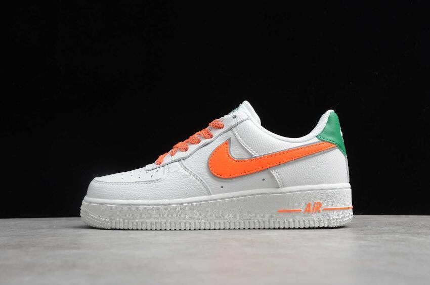 Women's Nike Air Force 1 07 Beige Orange CU9225-600 Running Shoes
