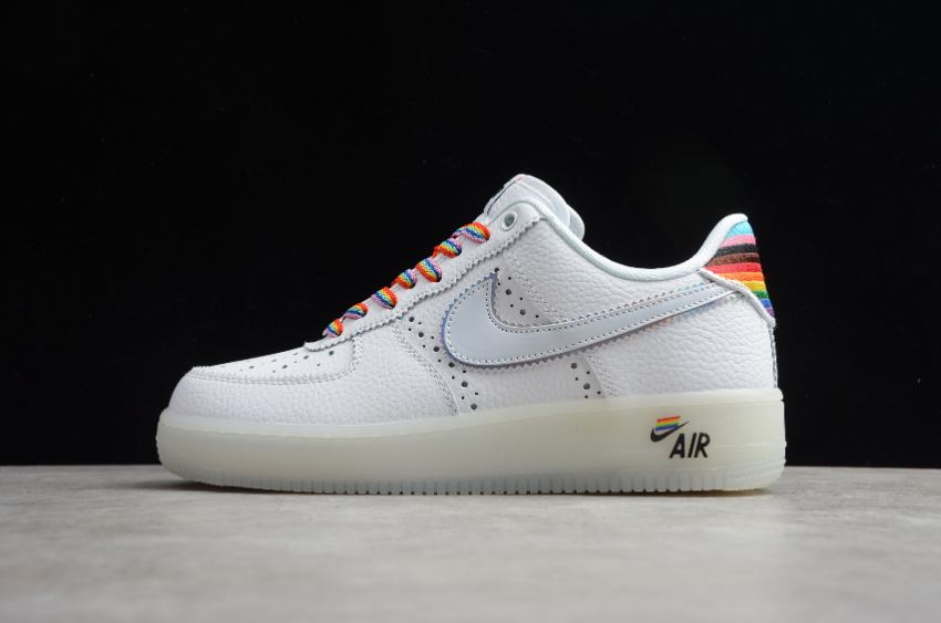 Men's Nike Air Force 1 BeTrue White Multi Color CV0258-100 Running Shoes