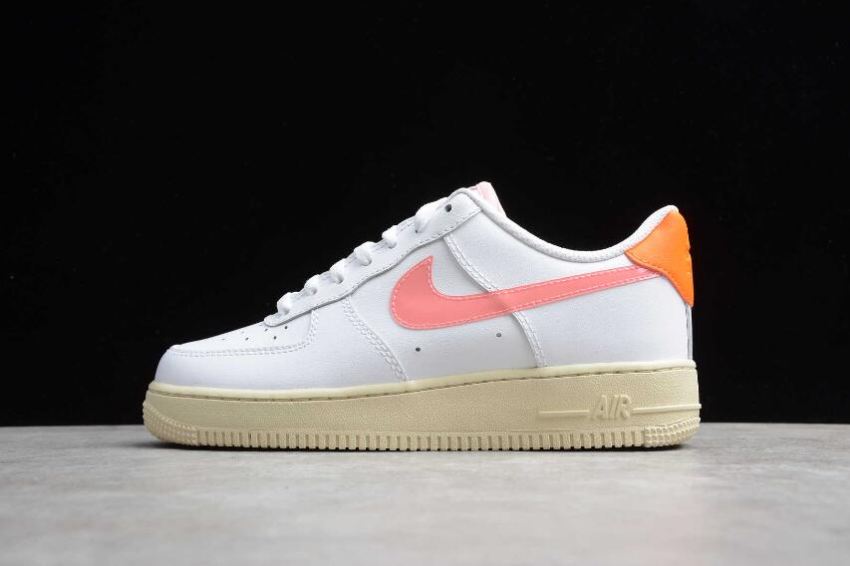 Men's Nike Air Force 1 07 PRM Coral Pink CV3030-100 Running Shoes