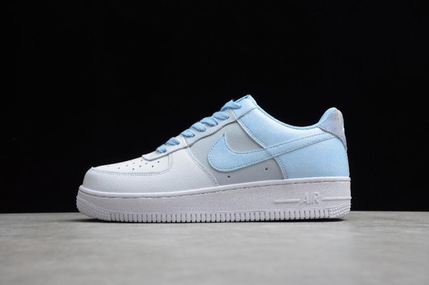 Women's Nike Air Force 1 07 Psychic Blue White CZ0337-400 Running Shoes