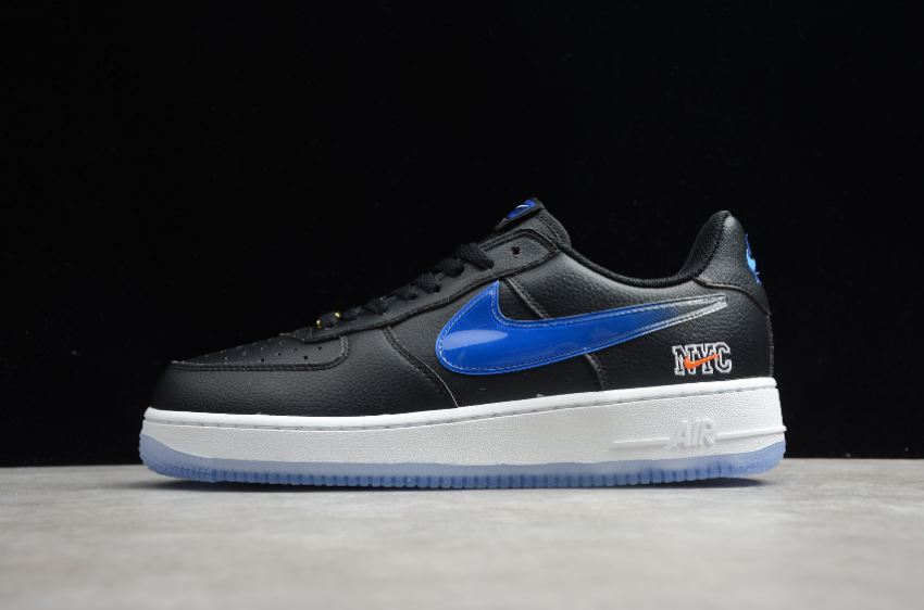 Women's Nike Air Force 1 Low NYC Black Blue Orange White CZ7928-001 Running Shoes