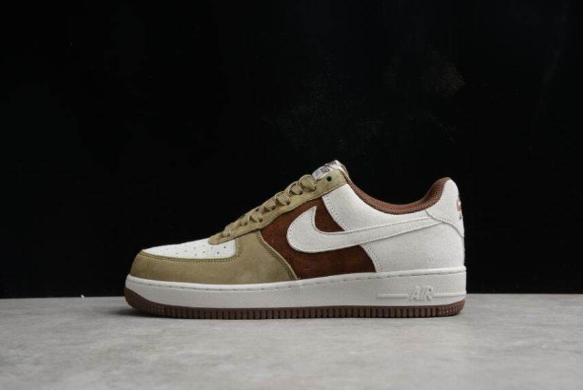 Women's Nike Air Force 1 Low DB2260-199 Beige Brown Green Shoes Running Shoes