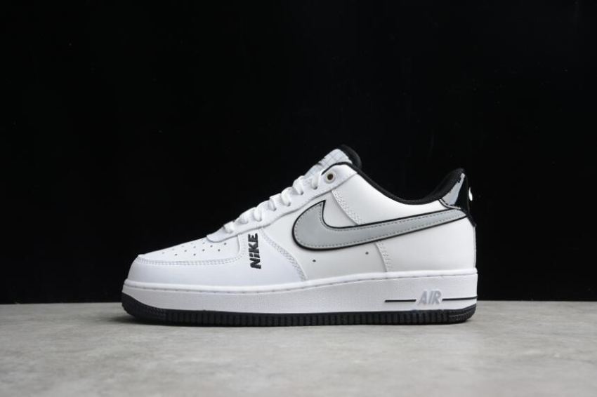 Women's Nike Air Force 1 07 Lv8 DC8873-101 White Black Wolf Grey Shoes Running Shoes