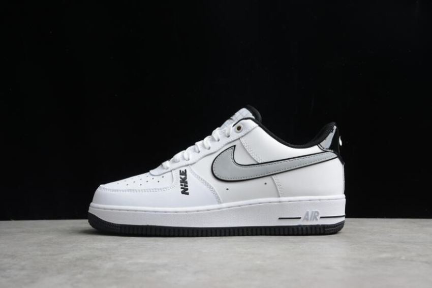 Men's Nike Air Force 1 07 Lv8 DC8873-101 White Black Wolf Grey Shoes Running Shoes