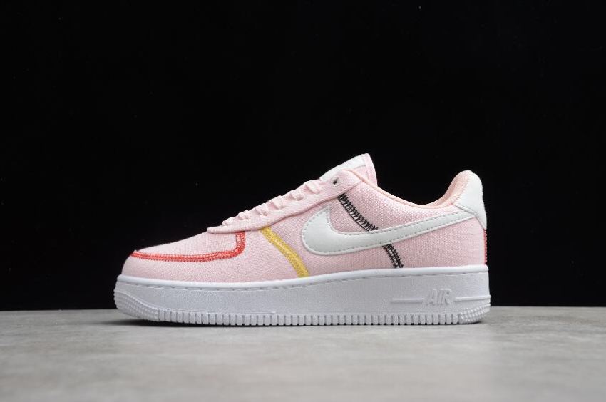 Women's Nike WMNS Air Force 1 07 Pink White DD0226-600 Running Shoes
