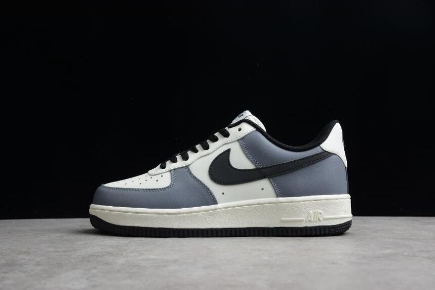 Men's Nike Air Force 1 07 DD3063-608 Beige Carbon Gray Black Shoes Running Shoes