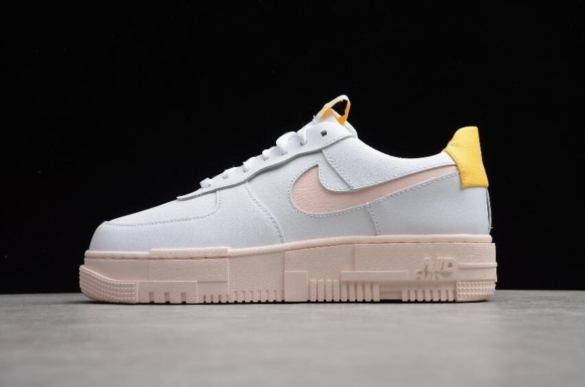 Women's Nike Air Force 1 Pixel White Arctic Orange Sail Nice Outfits DM3054-100 Running Shoes