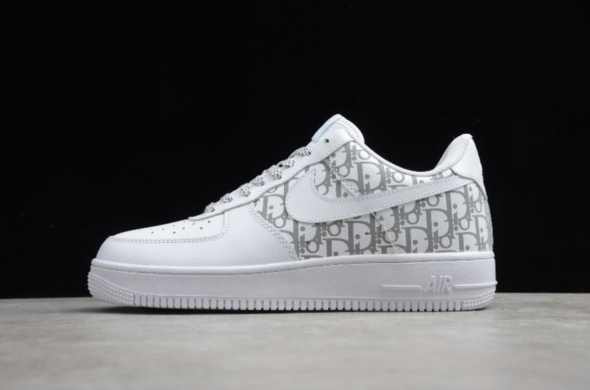 Women's Nike Air Force 1 07 White Grey DN8608-002 Running Shoes