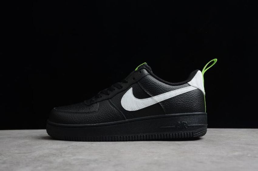 Women's Nike Air Force 1 07 DO6394-001 Black White Green Running Shoes