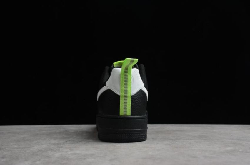Men's Nike Air Force 1 07 DO6394-001 Black White Green Running Shoes