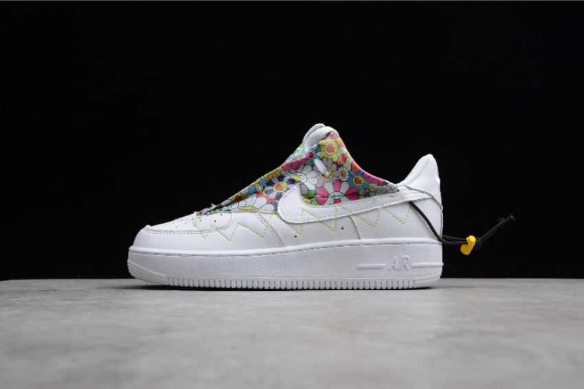 Women's Nike Air Force 1 07 SE White Flower QD1801-808 Running Shoes