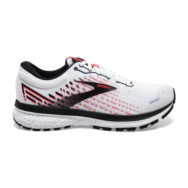 Brooks Ghost 13 White/Pink/Black