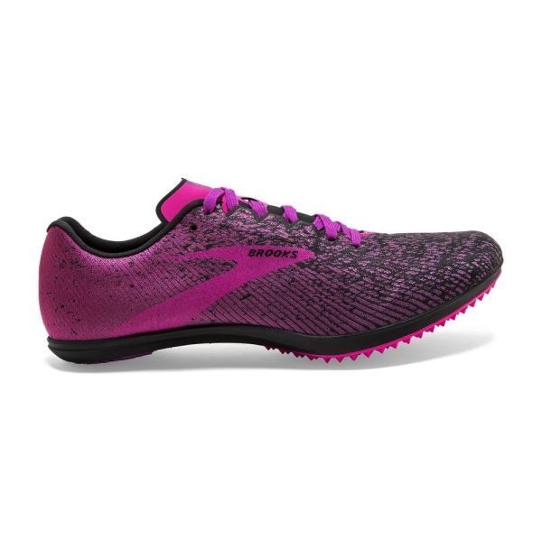 Brooks Mach 19 Spikeless Black/Hollyhock/Pink
