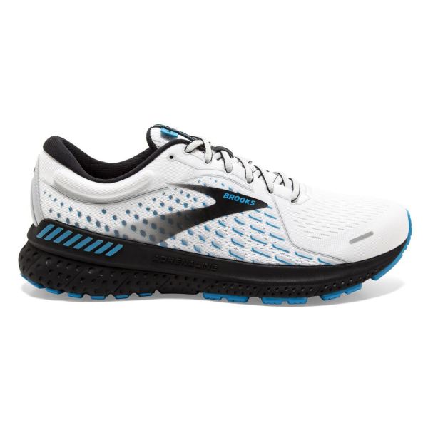 Brooks Adrenaline GTS 21 White/Grey/Atomic Blue