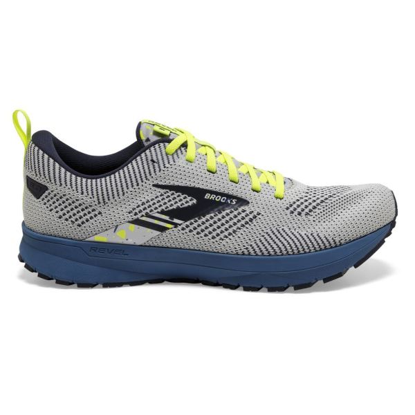 Brooks Revel 5 Oyster/Navy/Dark Blue